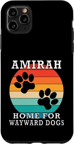 Vista 13 de Amirah Home for Wayward Dogs Family Name Case for iPhone 17