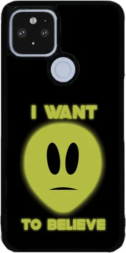 Vista 9 de Area 51 Raid I Want to Believe Alien Head - Funda de goma negra compatible con Google Pixel 10, 10 Pro, 10 Pro XL, 9a, 9 Pro, Pixel 9, Pixel 9 Pro