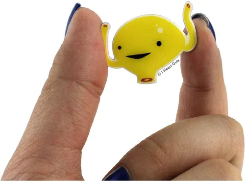 Vista 3 de I Heart Guts Pin de solapa de la vejiga – Don't Stop Relievin, apoyo de salud urinaria, regalo divertido de cirugía de vejiga, conciencia