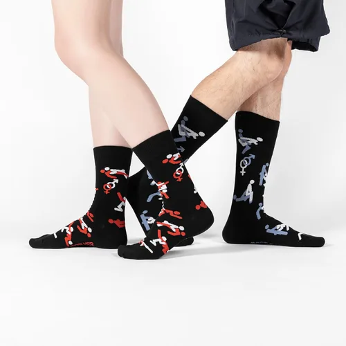 Vista 5 de BONANGEL Calcetines de vestir divertidos para hombre, coloridos y divertidos, calcetines locos, regalos para hombres