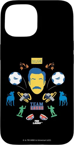 Vista 6 de Funda para iPhone 13 Pro Max Ted Lasso Icon Collage