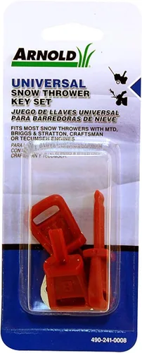Vista 3 de Arnold 490-241-0008 Univ Snowthrwr Juego de llaves, sin tamaño, rojo