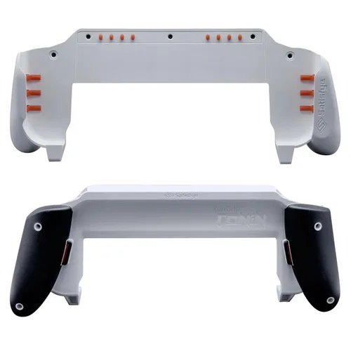 Vista 7 de Satisfye - ZenGrip Ronin White Slim Bundle, Accessories Compatible with Nintendo Switch & OLED - The Bundle includes White ZenGrip and Grey ZenCase