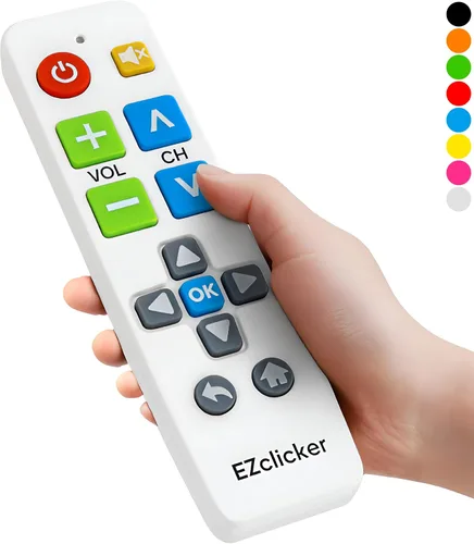 Vista 13 de EZclicker Control remoto universal de TV con botón grande (negro) Simple fácil de usar, ideal para personas mayores, funciona con las principales