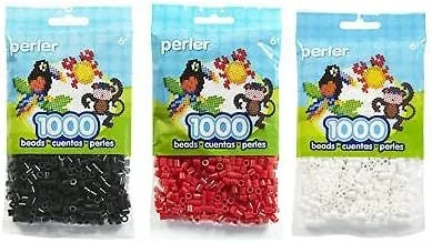 Vista 2 de Bolsa de Cuentas de Perler, Color Negro
