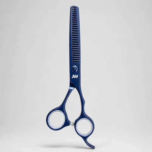 Vista 3 de JW Professional Shears & Thinner Combo Razor Edge Serie CRX – Tijeras de corte de pelo y peluquería de acero inoxidable premium