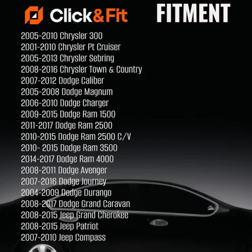 Vista 2 de Click&Fit Kit de repuesto de boquillas de pulverización para limpiaparabrisas para Ford F150 E150 E250 E350 Taurus Flex Expedition Crown Mercury