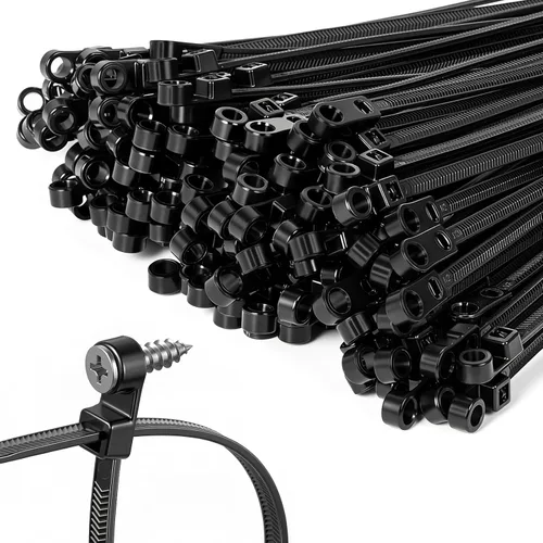 Vista 8 de Rythcraft Bridas para cables de 12 pulgadas, resistentes, dientes