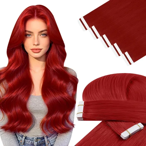 Vista 132 de YoungSee Extensiones de Cabello Humano con Cinta Balayage Extensiones de Cabello con Cinta Marrón Oscuro Extensiones de Cabello con Cinta Ombre