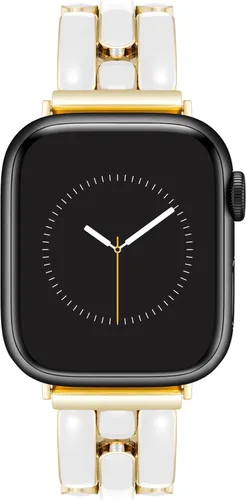 Vista 5 de Pulsera de moda Anne Klein para Apple Watch, segura, ajustable, correa de repuesto para Apple Watch, se adapta a la mayoría de muñecas