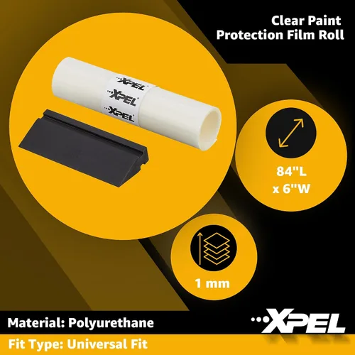Vista 3 de Xpel Claro Pintura Protección rollo de película, Transparente Clear PPF helps protect vehicle paint from rock chips, scratches, road debris, and