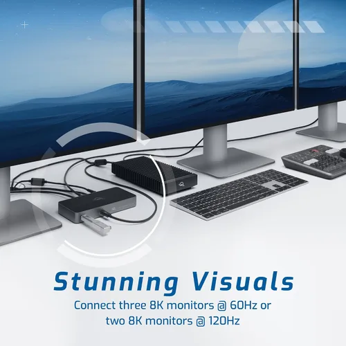 Vista 4 de OWC Solución de conectividad de 5 puertos Thunderbolt 5 Hub