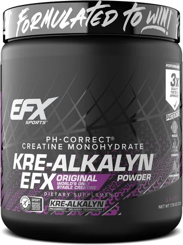 Vista 16 de EFX Sports Kre-Alkalyn EFX Powder Suplemento en polvo de monohidrato de creatina pH correcto Fuerza, crecimiento muscular y rendimiento 55