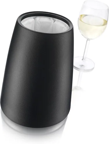 Vista 6 de Vacu Vin Rapid Ice – Enfriador de vino elegante – Negro, negro, Negro