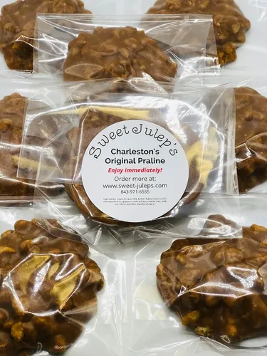 Vista 4 de Auténticas Pralines Originales de Charleston Caramelo Cremoso de Nuez Pacana del Sur