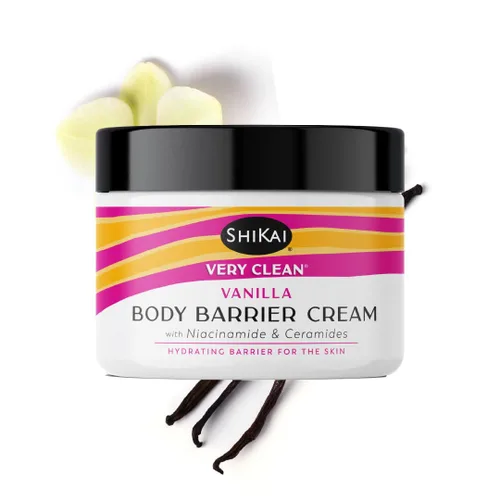 Vista 6 de ShiKai Crema hidratante de barrera corporal muy limpia (lavanda, 4.5 onzas) Barrera hidratante para la piel Con niacinamida, ceramidas, manteca