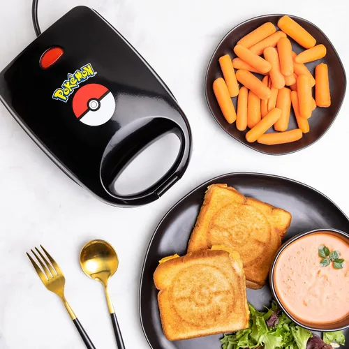 Vista 14 de Uncanny Brands Disney Lilo and Stitch Sandwichera Individual - Pequeño Electrodoméstico de Cocina