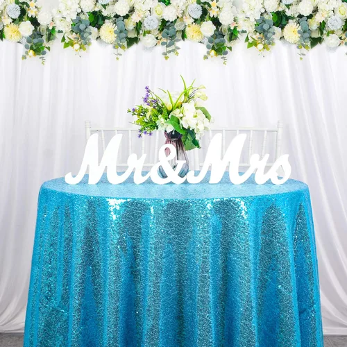 Vista 13 de ShinyBeauty Mantel de lentejuelas rosa intenso, superposición redonda brillante de 120 pulgadas para decoración de bodas, fiestas de cumpleaños