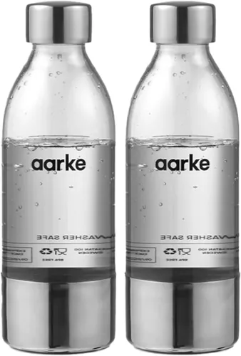 Vista 9 de Aarke Botella reutilizable de acero inoxidable PET extra para carbonatador l, ll, y 3, sin BPA y no tóxico, 1L/34 fl oz