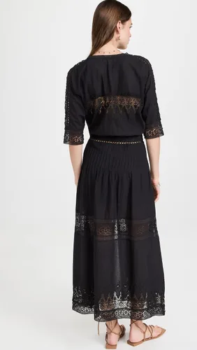 Vista 3 de LOVESHACKFANCY Vestido Beth para mujer