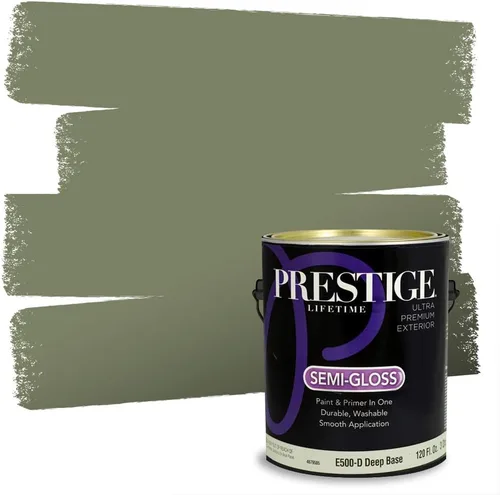 Vista 18 de Prestige Paints - 2 en 1, pintura base y pintura de exterior, E100-N-735BM