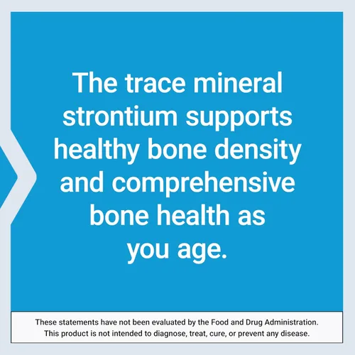 Vista 6 de Life Extension Strontium Caps 750 mg - Suplemento para la salud ósea - Apoya la densidad del tejido óseo y promueve el envejecimiento óseo saludable