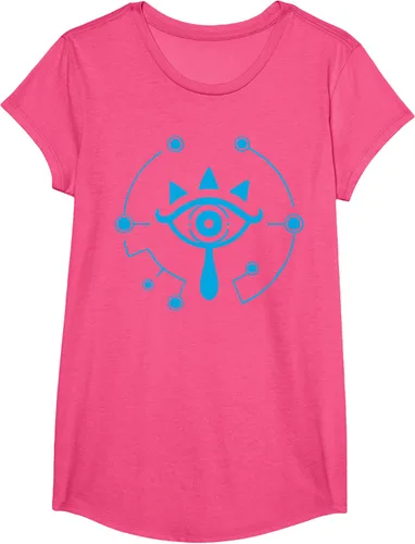 Vista 9 de Zelda Breath of The Wild Sheikah Eye Logo Camiseta Negro