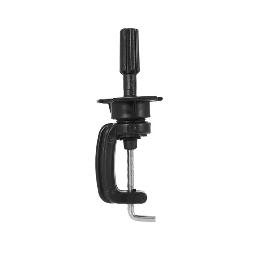 Vista 7 de Cabeza de maniquí 26-28" Cabeza de maniqui de fibra sintética Yaki para peluquería, modelo de entrenamiento de cosmetología, cabeza de muñeca