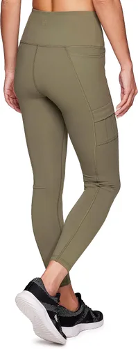 Vista 3 de Avalanche Leggings de entrenamiento al aire libre de alto impacto de longitud completa con bolsillo tipo cargo para mujer