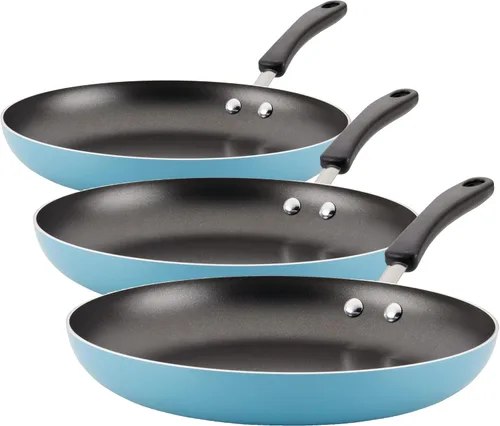 Vista 17 de Farberware Cookstart DiamondMax - Juego de utensilios de cocina, ollas y sartenes antiadherentes, aptos para lavavajillas, incluye bandeja