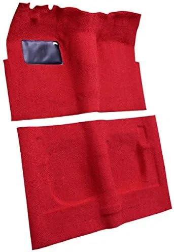 Vista 2 de ACC Alfombra de marca compatible con 1958 Ford Fairlane Sunliner, convertible con asientos estándar (501 negro 80/20 Loop) Compatible with 1958