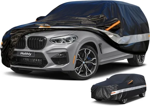 Vista 8 de Funda para Automóvil de 10 Capas Impermeable para Todo Clima para Coupé Hatchback, 100% Impermeable Fundas para Automóvil de Exterior Ajuste