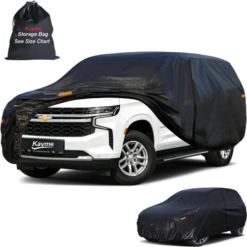 Vista 37 de Kayme Funda impermeable para automóvil deportivo para todo tipo de clima. Consulta la tabla de tallas del vehículo para un ajuste preciso. Cubierta