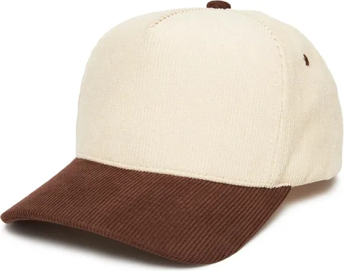 Vista 9 de Funky Junque Blank Corduroy Snapback Hat naranja/beige