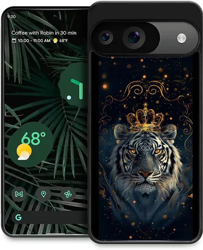 Vista 110 de Compatible con Google Pixel 4A 5G Mobile Case Creative Acrylic Panel trasero Silicona Protección Grip especialmente diseñado para Google Pixel 4A 5G