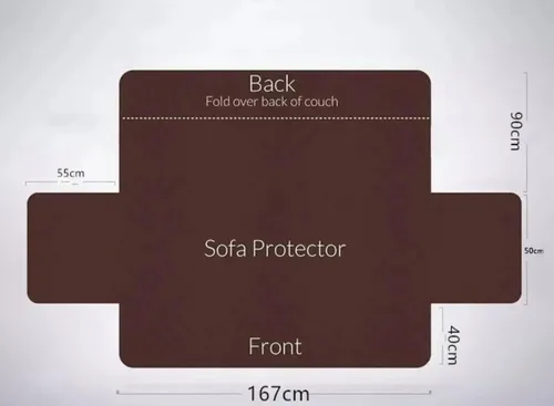 Vista 5 de Funda de sofá acolchada, lavable, extraíble, antidesgaste, protector de muebles para mascotas o niños (1, 2 plazas)