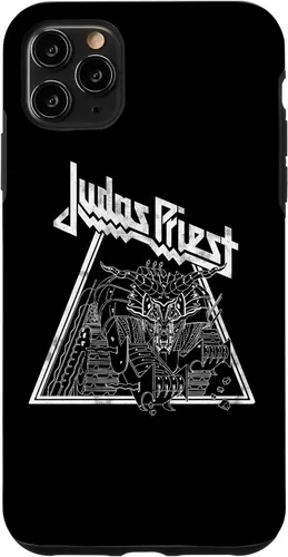 Vista 17 de iPhone 15 Judas Priest - Funda Wireframe Defenders
