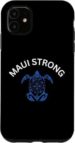Vista 5 de iPhone 12/12 Pro MAUI Turtle - Abraza la resistencia con esta inspiradora funda tipo camiseta