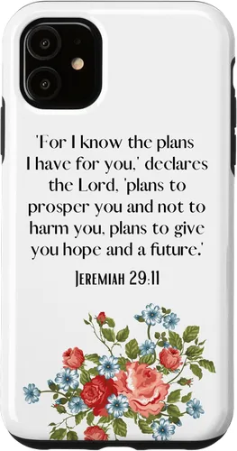 Vista 8 de Funda para iPhone 12 Pro Max I Know The Plans I Have For You Says The Lord Jeremiah 29:11