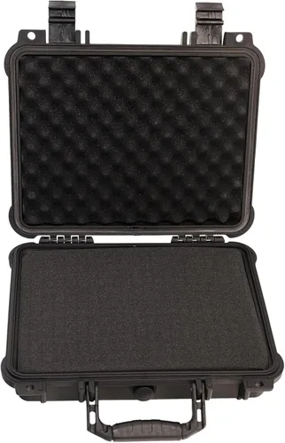 Vista 4 de MEIJIA Funda rígida impermeable para cámara para todo tipo de clima, estuche rígido, con espuma de ajuste personalizado incluida, negro elegante