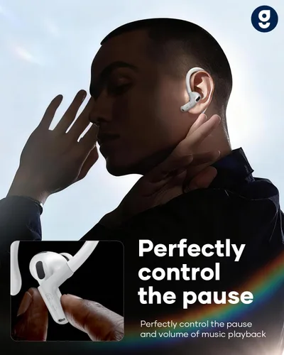 Vista 4 de Gcioii Ganchos para las orejas de aleación de titanio con memoria para AirPods Pro 3/Pro 2/Pro 1 y AirPods 3, accesorios deportivos antideslizantes