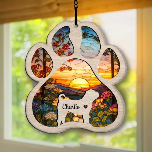 Vista 54 de Regalos conmemorativos personalizados para perros afganos, adorno de perro afgano personalizado, árbol de Navidad, regalo de recuerdo de mascotas