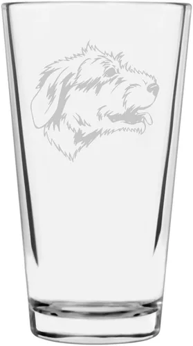 Vista 38 de Podenco Canario - Vaso de pinta de 16 onzas con temática de perro personalizado