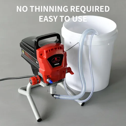 Vista 5 de AEROPRO Tools - Pulverizador de pintura sin aire, 950 W, 0.52 GPM, 3300 PSI, pulverizador sin aire de alta eficiencia con extensión de punta