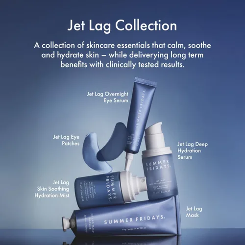 Vista 8 de Summer Fridays Jet Lag Mask Mini - Hidratante facial y mascarilla + enriquecida con ácido hialurónico, niacinamida, glicerina + antioxidantes ayuda