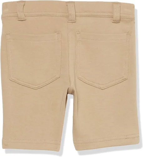 Vista 4 de Nautica Bermudas de uniforme escolar para niñas, material elástico y sin botones, botones de imitación y bolsillos funcionales