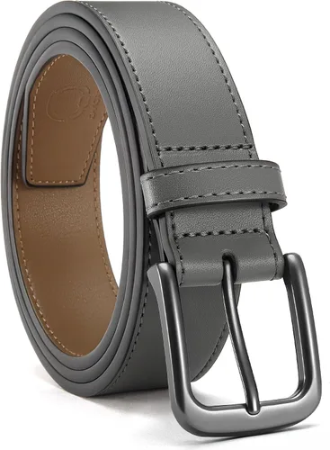 Vista 14 de CHAOREN Cinturones de cuero para hombre - Cinturón de 35mm de cuero genuino para jeans - Regalo para hombre para vestir casual