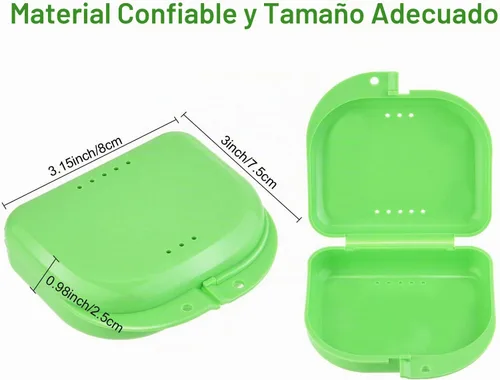 Vista 3 de Boao 6 cajas de retención Caja de contenedor de protección bucal