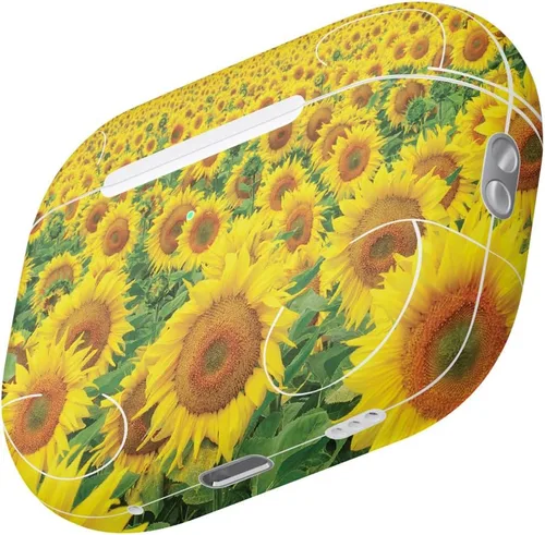 Vista 3 de MightySkins - Fundas compatibles con Apple AirPods Pro 2 - Sunflower Field Funda protectora de vinilo duradera y única Fácil de aplicar, quitar
