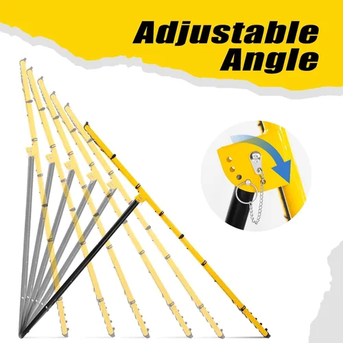 Vista 2 de Volleyball Rebounder Net 7x4 ft -5 Angles Adjustable, Outdoor Portable or Home Training Equipment, Backyard Volleyball Trainer with Rebound Net